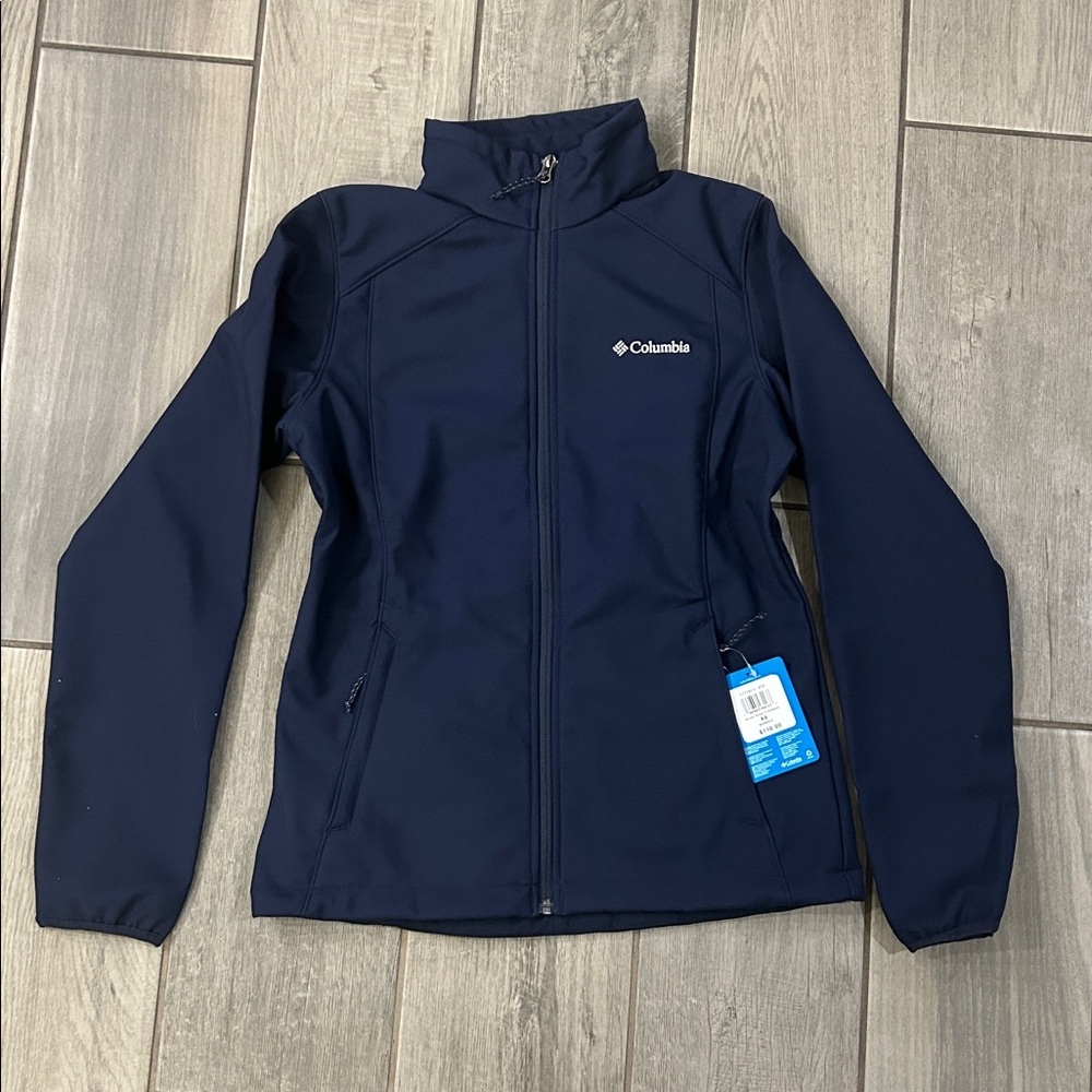 NWT Columbia Women's Kruser Ridge II Softshell Jacket Full Zip Navy Blue Size XS - Picture 5 of 8